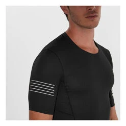 S-Lab NSO T-Shirt Homme Noir -Salomon Vetements Boutique 150980 3