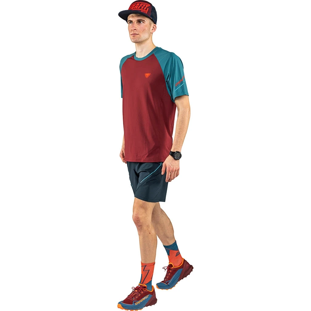 Dynafit Alpine Pro Short Sleeve Tee Homme Bordeaux 2 Dynafit Alpine Pro Short Sleeve Tee Homme Bordeaux – Image 2