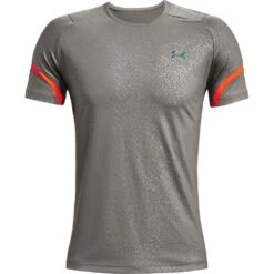 Under Armour Rush 2.0 Emboss Short Sleeve Homme Gris