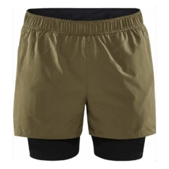 Craft Adv Essence 2In1 Stretch Short Homme Marron