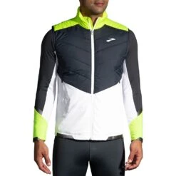 Brooks Running Run Visible Insulated Vest Homme Multicolore -Salomon Vetements Boutique main 211407 134 MF Run Visible Insulated Vest 909f