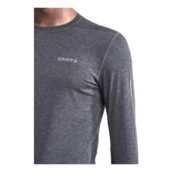 Craft Subz Long Sleeve Wool T-Shirt Homme Gris -Salomon Vetements Boutique main 291219 184285 3 7e9e