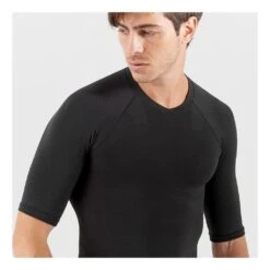 Salomon Exo Motion T-Shirt Homme Noir -Salomon Vetements Boutique main 297136 187573 0 007c