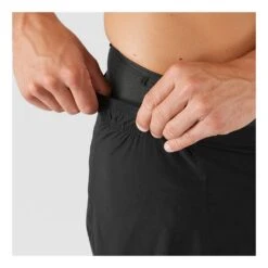 S-Lab Sense Short 6 Inches Homme Noir -Salomon Vetements Boutique main 298392 188556 6 0514