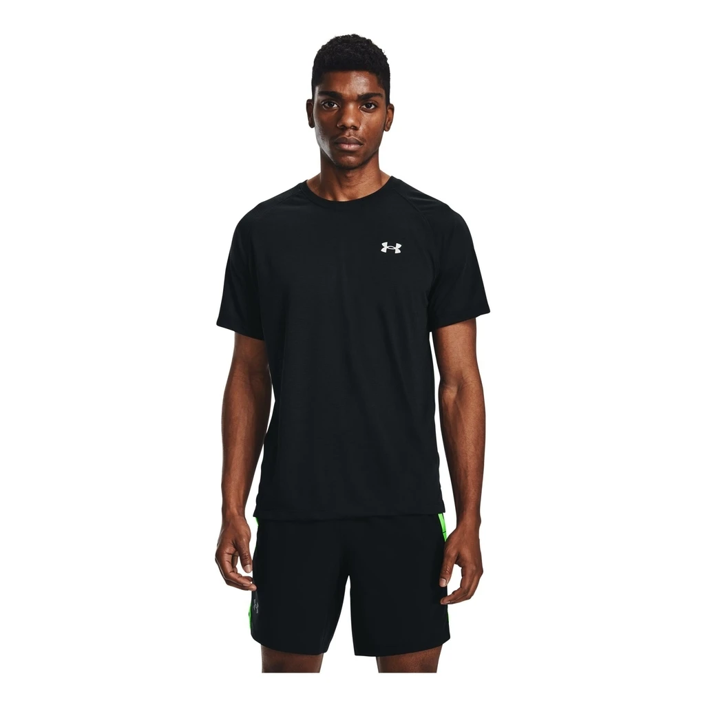 Under Armour Streaker Short Sleeve Homme Noir 3 Under Armour Streaker Short Sleeve Homme Noir – Image 3