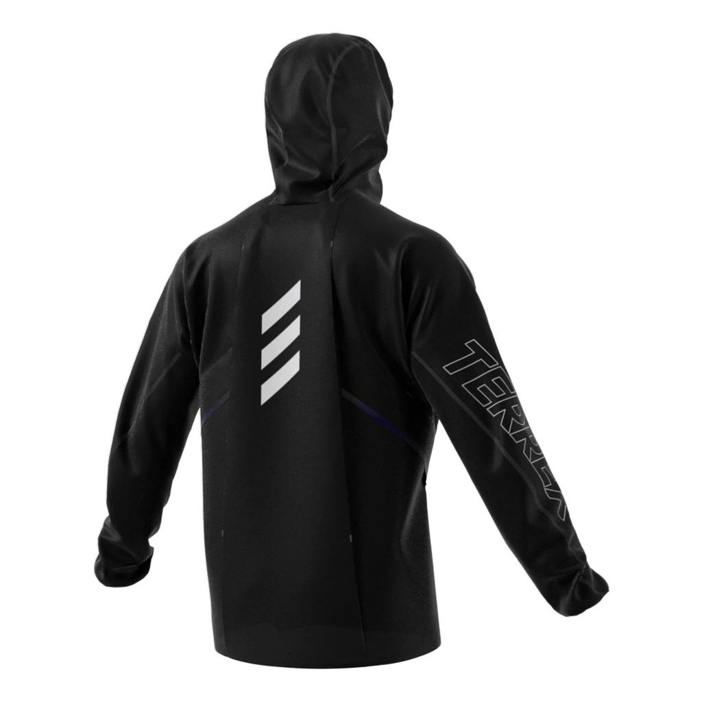 Adidas Agravic Wind Jacket Homme Noir 2 Adidas Agravic Wind Jacket Homme Noir – Image 2