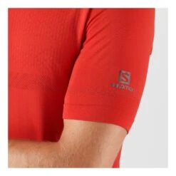 Salomon Sense Seamless T-Shirt Homme Rouge -Salomon Vetements Boutique main 305628 193965 5 b55b