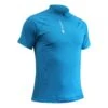 Raidlight Activ Run Short Sleeve Shirt Mid Zip Homme Bleu