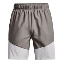 Under Armour Knit Woven Hybrid Shorts Homme Gris -Salomon Vetements Boutique main 317270 202908 4 335a
