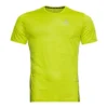 Odlo Zeroweight Engineered CT Short Sleeve Crew Neck Homme Jaune