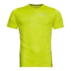 Odlo Zeroweight Engineered CT Short Sleeve Crew Neck Homme Jaune