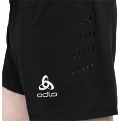 Odlo Zeroweight 5 Inches Shorts Homme Noir -Salomon Vetements Boutique main 322872 15000 Model Detail Crop 1 59f4