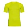 Odlo Active Spine T-Shirt Short Sleeve Crew Neck Homme Jaune