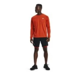 Under Armour Streaker Long Sleeve Homme Orange