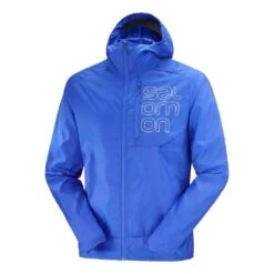 Salomon Bonatti Cross Full Zip Hoodie Homme Bleu