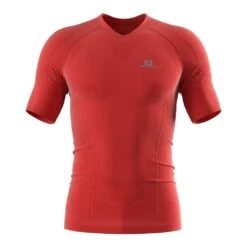 Salomon T-Shirt Exo Motion Tee Homme Framboise