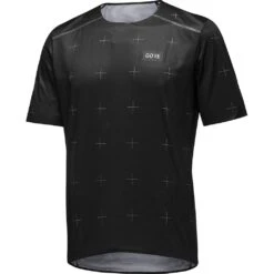 Gore Wear Contest Daily T-Shirt Homme Noir -Salomon Vetements Boutique main GORE WEAR Contest Daily Shirt Herren schwarz 185b