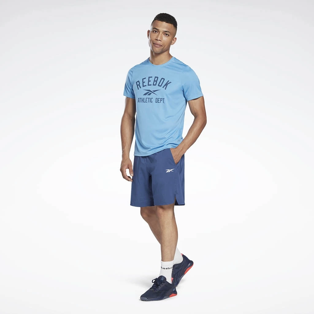Reebok Wor Epic Short Homme Bleu 2 Reebok Wor Epic Short Homme Bleu – Image 2