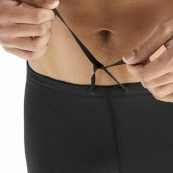 Salomon Sense Aero Tights Homme Noir -Salomon Vetements Boutique main LC1826900 3 MOD senseaerotight deepblack waistadjustment m.png.high res 4e63