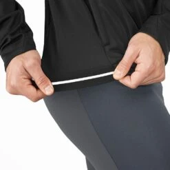 Salomon Gore-Tex Short Sleevehell Jacket Homme Noir -Salomon Vetements Boutique main LC1865900 6 MOD gtxwssoftshelljkt deepblack elasticatedhem m e571