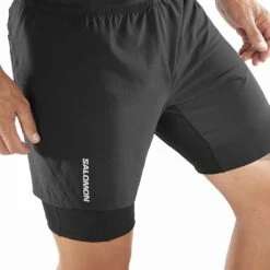 Salomon Cross Twinskin Homme -Salomon Vetements Boutique main LC1868600 4 MOD crosstwshorts black twinskin m 404f