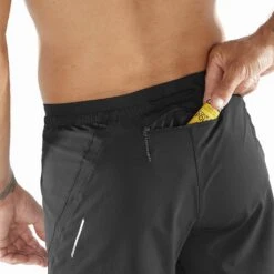 Salomon Cross Twinskin Homme -Salomon Vetements Boutique main LC1868600 5 MOD crosstwshorts black backpocket m 18e1