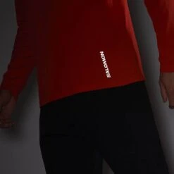 Salomon Sense Long Sleeve Tee Homme Rouge -Salomon Vetements Boutique main LC1878200 4 MOD senselstee fieryred reflective m.png.high res 8a0f
