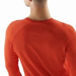 Salomon Sense Long Sleeve Tee Homme Rouge -Salomon Vetements Boutique main LC1878200 5 MOD senselstee fieryred fabricdos m.png.high res 4855
