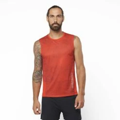 Salomon Sense Aero Homme Rouge 8 Salomon Sense Aero Homme Rouge -Salomon Vetements Boutique main LC2033300 0 MOD senseaerotrailtank fieryredbikingred run m 30cf