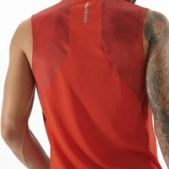 Salomon Sense Aero Homme Rouge 10 Salomon Sense Aero Homme Rouge -Salomon Vetements Boutique main LC2033300 4 MOD senseaerotrailtank fieryredbikingred matiere m f2c2