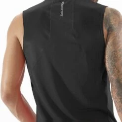 Salomon Sense Aero Homme Noir -Salomon Vetements Boutique main LC2098500 4 MOD senseaerotrailtank black matiere m 6335