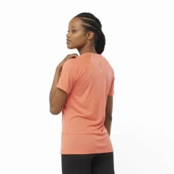 Salomon Cross Run Femme Orange -Salomon Vetements Boutique main LC2131800 1 MOD crossrunsstee coral run w 33ce