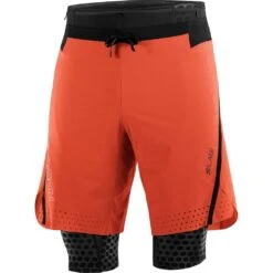 S-Lab S-Lab Ultra 2In1 Short Homme Rouge