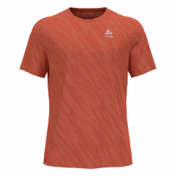 Odlo T-Shirt Manches Courtes Zeroweight Enginee Homme Rouge