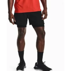 Under Armour Iso-Chill Run 2in1 Short Homme Noir