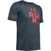 Under Armour Qualifier Glare Short Sleeves Homme Gris