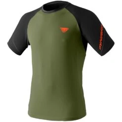 Dynafit Alpine Pro Short Sleeve Tee Homme Kaki