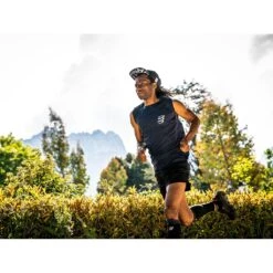 Compressport Performance Tank Homme Bleu Marine -Salomon Vetements Boutique main performance tankmandark blue 6 1a04