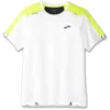 Brooks Running Run Visible Short Sleeve Homme Blanc
