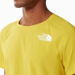 The North Face Flight Weightless Short Sleeve Shirt Homme Jaune -Salomon Vetements Boutique main t l chargement 26 34a6
