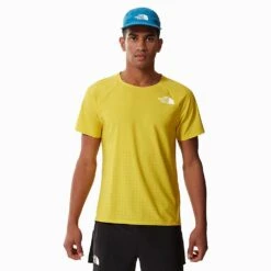 The North Face Flight Weightless Short Sleeve Shirt Homme Jaune -Salomon Vetements Boutique main t l chargement 27 6590