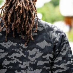 Compressport Training Short Sleeve Tshirt Camo Premium Homme -Salomon Vetements Boutique main training ss tshi4rt m camo premium black camo 8b01