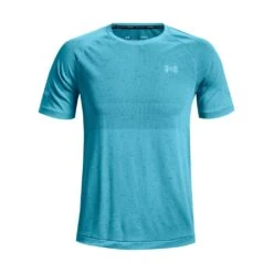 Under Armour Seamless Run Short Sleeve Homme Bleu